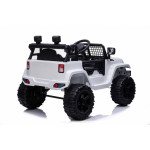 Elektrické autíčko - Jeep Dark Night - nelakované - biele